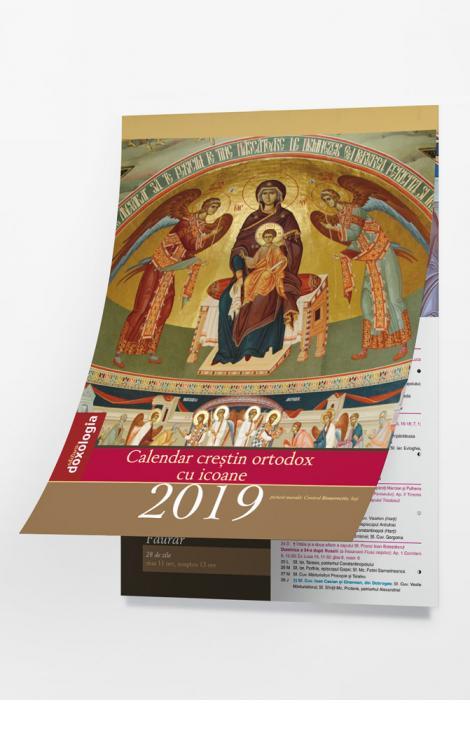 Calendar creștin ortodox cu icoane 2019