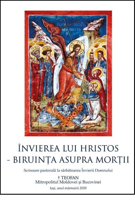 Scrisoare pastorală de Învierea Domnului 2020
