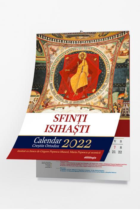 Calendar ortodox 2022 cu Sfinti isihaști Grigore Popescu-Muscel