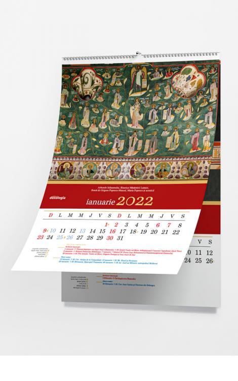 Calendar ortodox 2022 cu Sfinti isihaști Grigore Popescu-Muscel