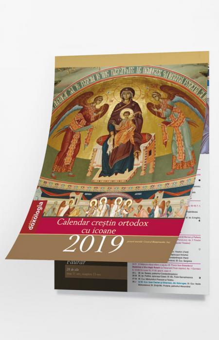 Calendar creștin ortodox cu icoane 2019